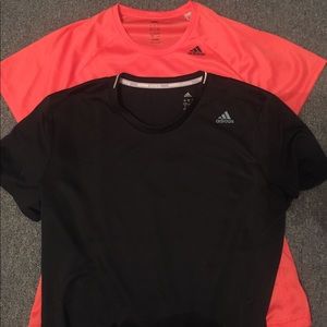 2 Woman’s Adidas shirts